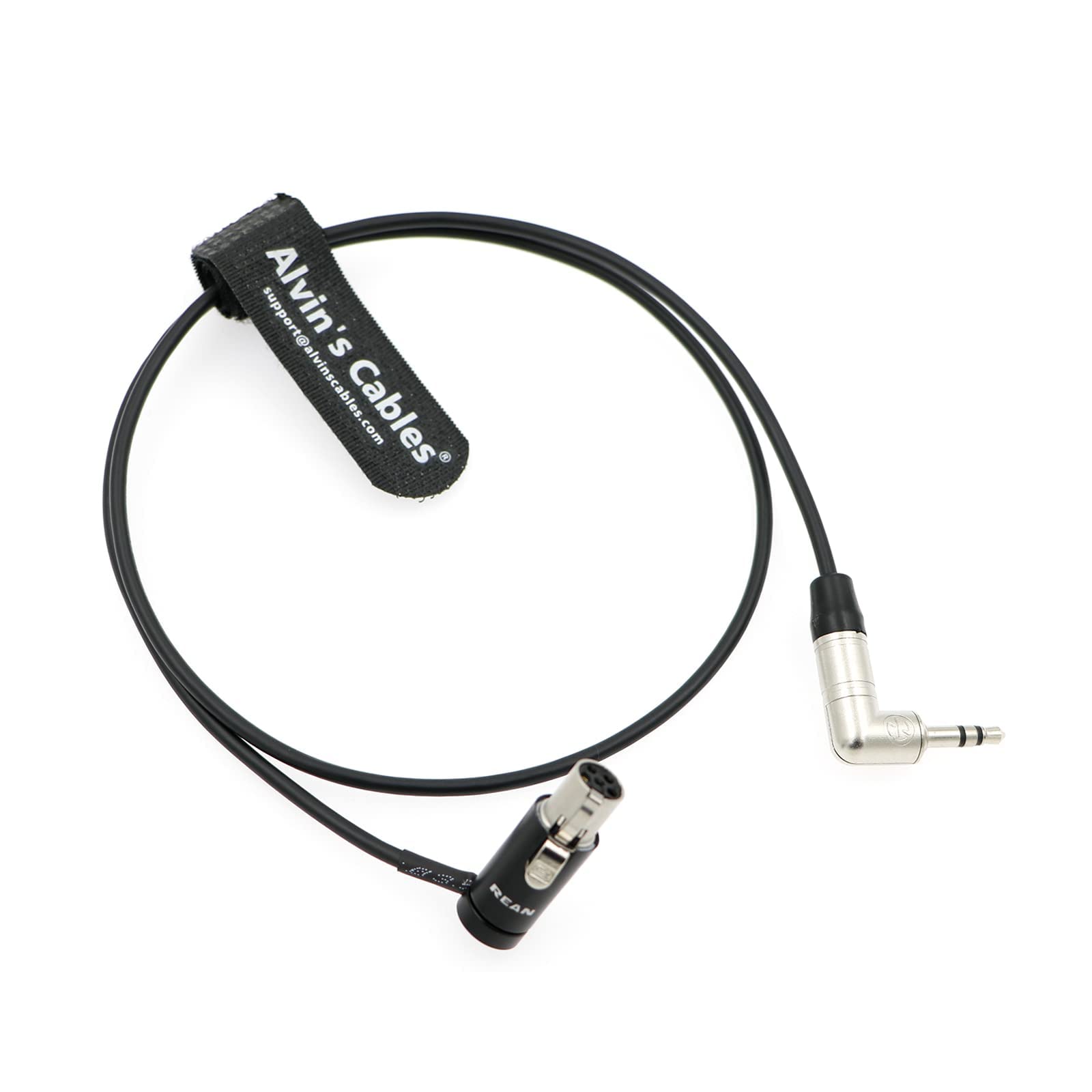 Alvin's Cables Low-Profile TA5F vers TRS 3,5 mm Câble audio pour Lectrosonics-DCHR Récepteur| SMQV Transmetteur 60cm|24''
