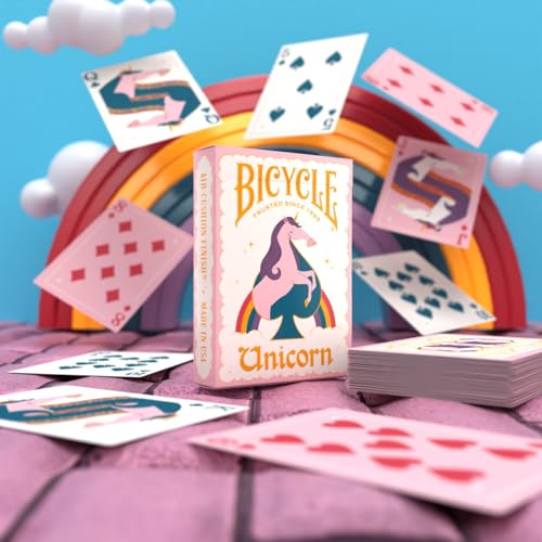 Image of Bicycle Unicorn Playing Cards - Premium Poker‑Size Deck of Cards, Made in USA