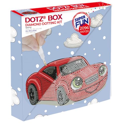 Image of DIAMOND DOTZ Sporty Diamond Painting Kits for Adults - Diamond Art Kits a Relaxing Creative Craft Kit with Dotz Gems 8.7x8.7