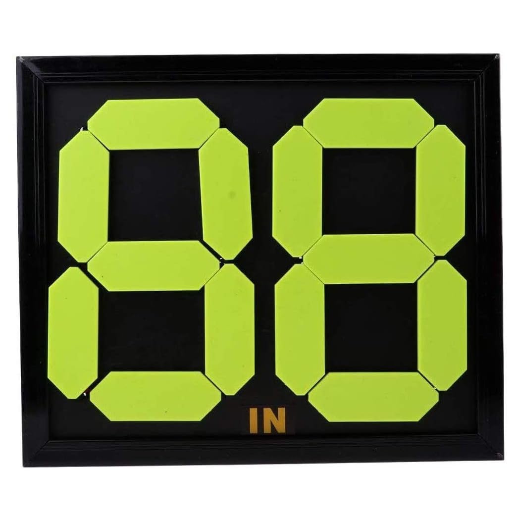 Trade Shop - Tabellone per Sostituzione Manuale Portatile Arbitro Partita Calcio Display