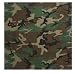 Woodland Camouflage Jumbo Cotton Military Bandana (27" x 27"), Head Scarf Do-rag 100% Cotton Bandanna Cover
