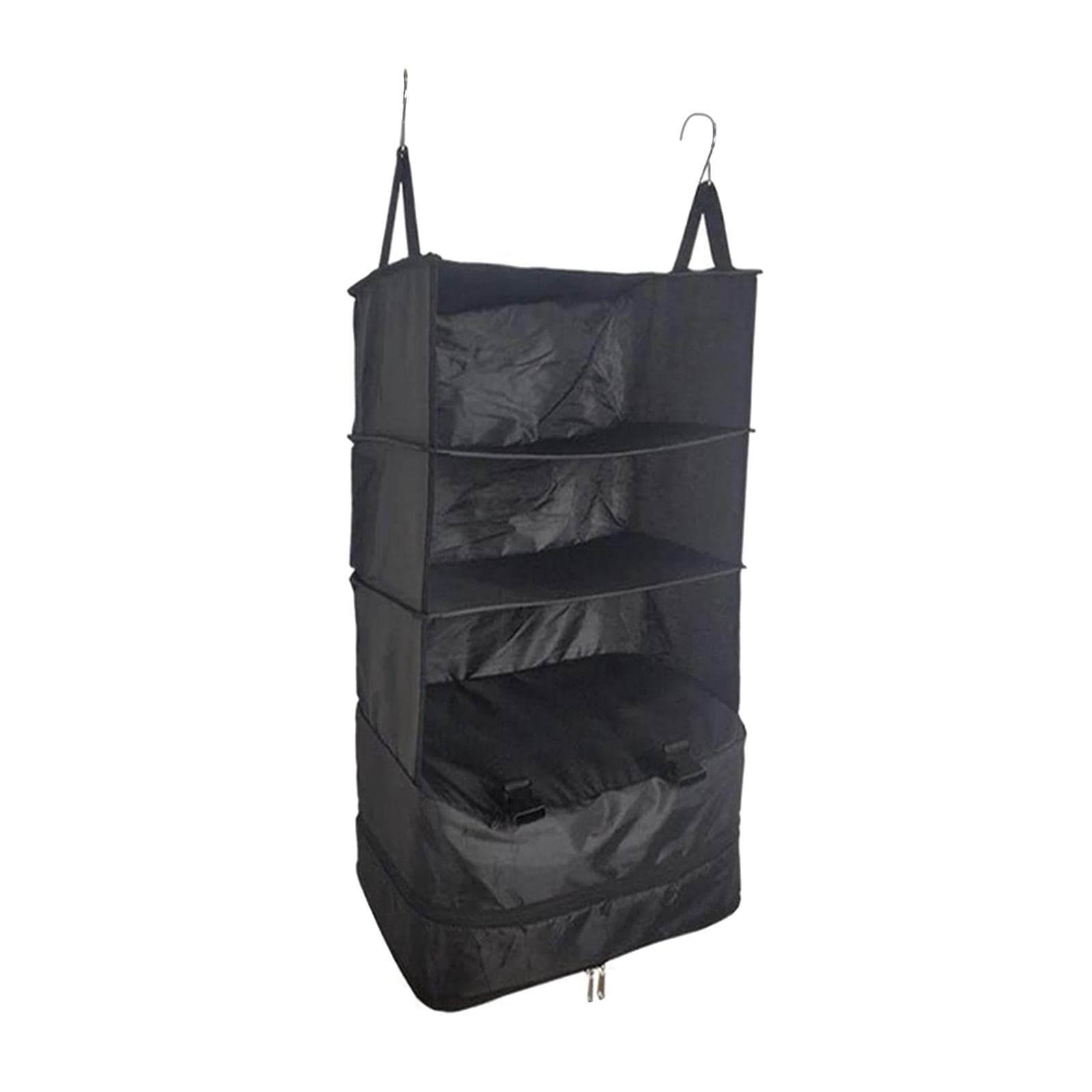 ATORSE® Stow-N-Go Travel Luggage Organizer With Hanging Shelves Hanging Travel Bags