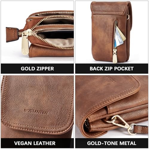 BOSTANTEN Small Crossbody Bag for Women Designer Cell Phone Purse — view 5