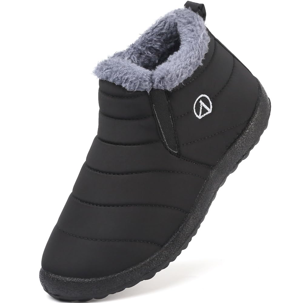 Bottes de Neige Fille Bottes Hiver Doublée De Fourrure Chaud Bottes Imperméable Confort Bottines Garçon Extérieur Antidérapant Chaussures de Marche