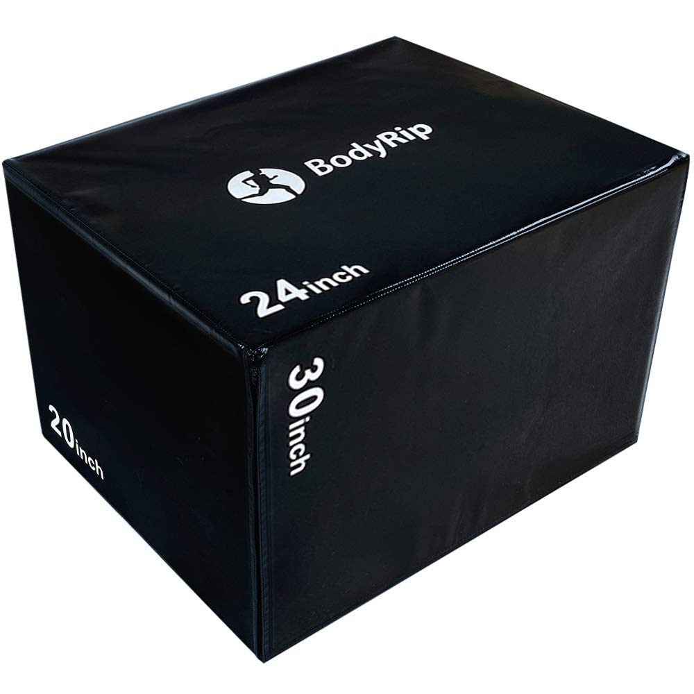 BodyRip 3-in-1 Plyo Foam Box | 20" 24" and 30" Plyometric, Jump Stepper | Gym and Home, Fitness Warm-up, Exercise Equipment, Fat Loss, Ripped Training, Aerobic Step Platform, Conditioning