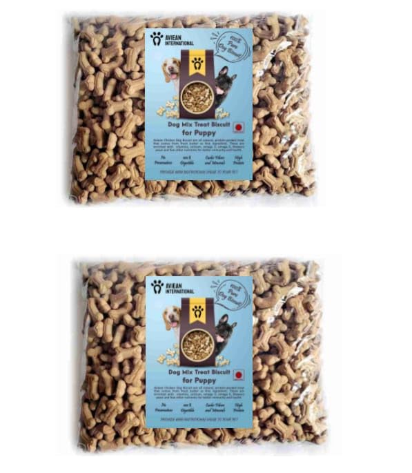 Aviean International Dog Biscuit Puppy 2 kg Combo (1kg Chicken + 1kg Mutton) Biscuits Dog Treats Chicken, Egg Dog Treat (2 kg, Pack of 2) (B0D6GG6T8S) Amazon Price History, Amazon Price Tracker