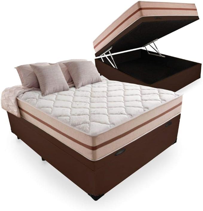 Melhores Cama Box Casal Custo Benefício: Guia Completo para Escolher a Ideal 2 4) Prime Colchões / Anjos – Cama Box com Baú