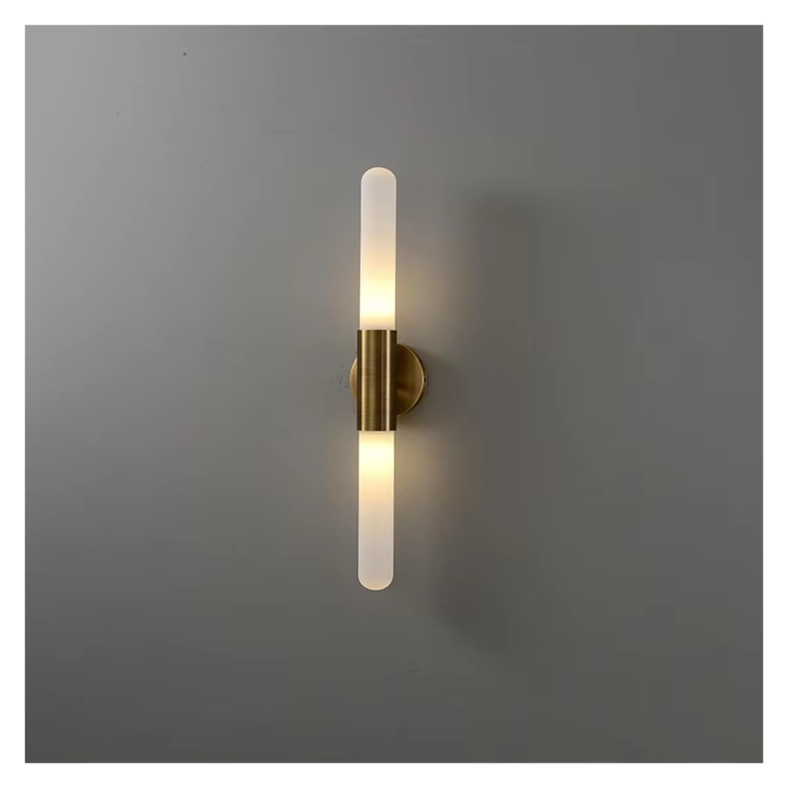 ZTCHSENZT American Style All Copper Wall Light with Glass Lampshade GU10 Bulb Home Lamp Sconce for Parlor Bedroom Aisle Stairs,White