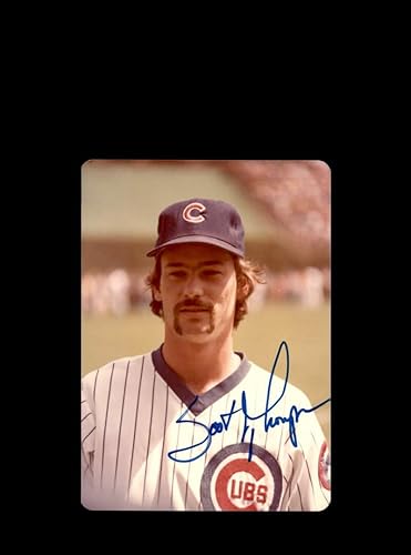 Scot Thompson Signed Original 1970`s 4x5 Snaphot Photo Chicago Cubs At Wrigley
