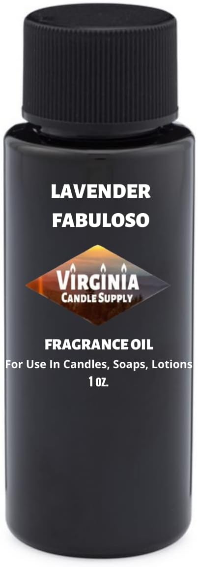 Aceite de fragancia Fabuloso de lavanda (nuestra versión de la marca) (botella de 1 onza) para fabricación de velas, fabricación de jabón,