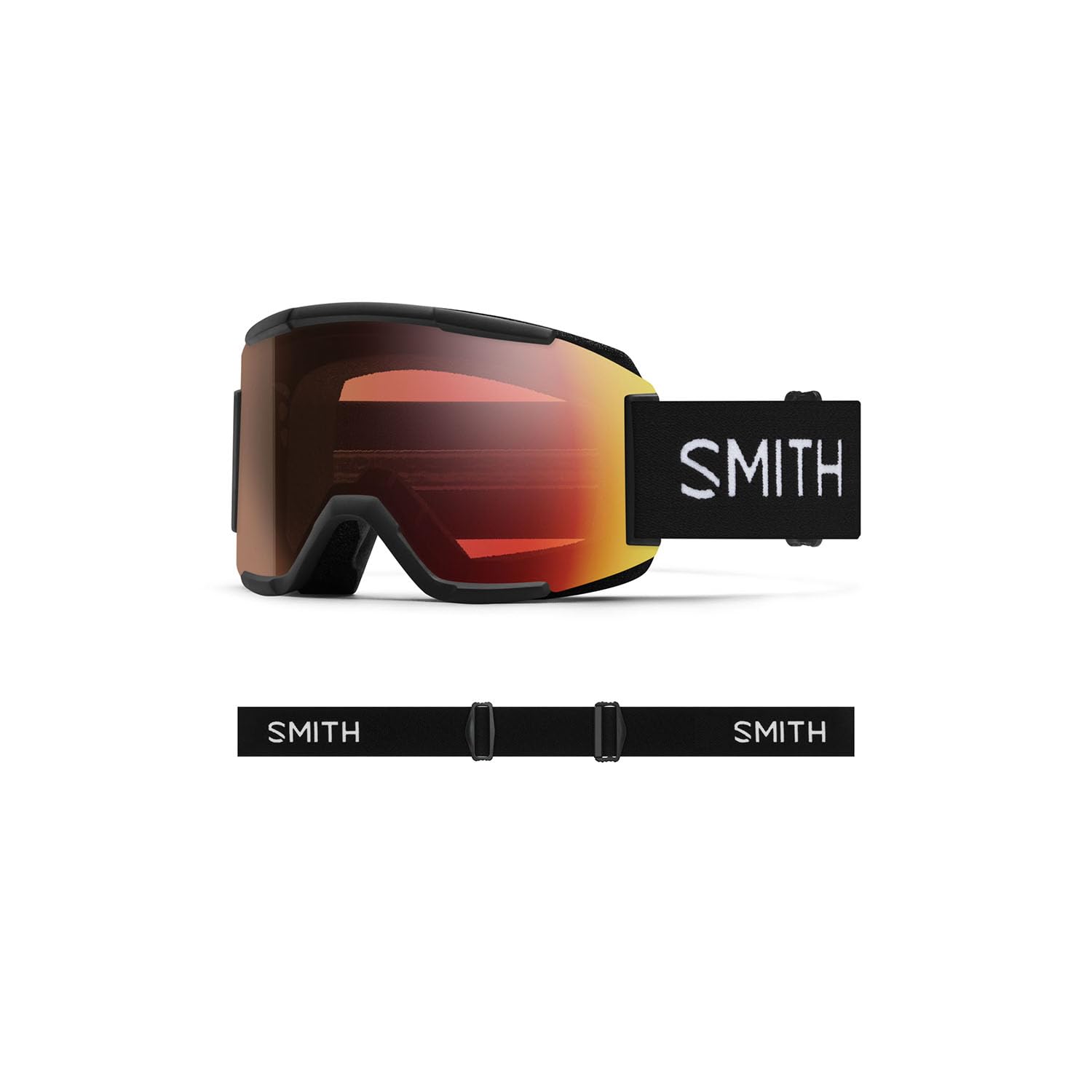 Smith - Masque De Ski / Snow Squad Photochromique Cat 1 – 3 Black Homme - Homme - Taille u - Noir