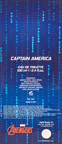 Marvel Avengers Captain America Eau de toilette, 100 ml - Image 4