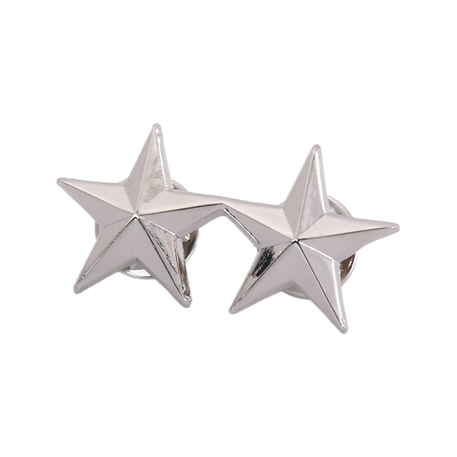 Maxtonser 5-Angled Star Badge Fashion Lapel Pins Silver/Gold Plated Metal Star Pin Costume Decorations Brooch for Women Men