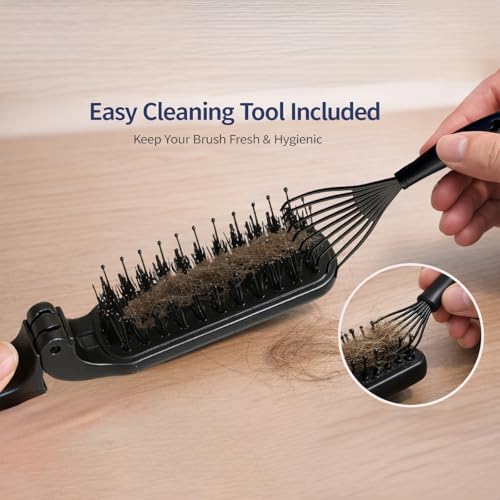 Kit portátil plegable de peine para viaje compacto miniatura 3