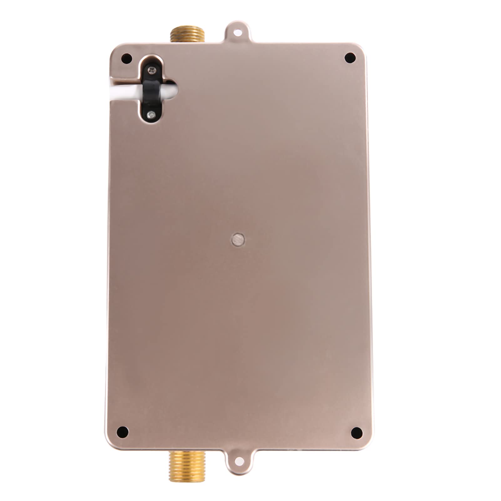 Riscaldatore di Acqua Calda Senza Serbatoio, 220V Istantaneo Scaldabagno Elettrico Mini Doccia per Il Lavaggio Della Del Bagno di Casa - Digital Dispaly 5.5Kw (Argento)