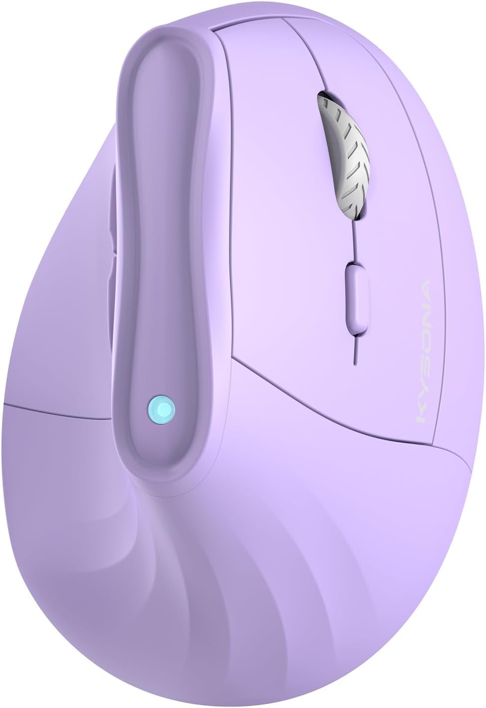 57 Ergonomic Wireless Mouse, Vertical, Purple