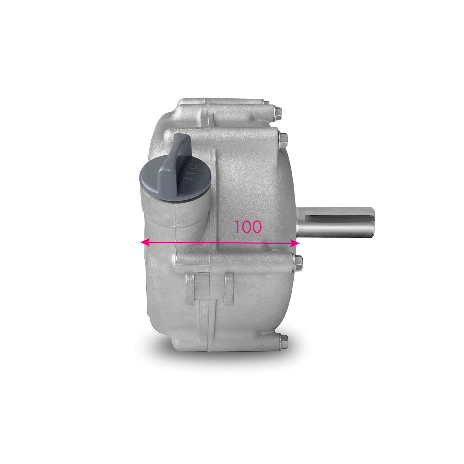 EBERTH Frizione a bagno d'olio Riduttore 2:1 per motore, frizione per motore a benzina e diesel fino a 15 CV, albero di entrata Ø20mm, albero di uscita Ø20mm, Frizione per Motore a Scoppio