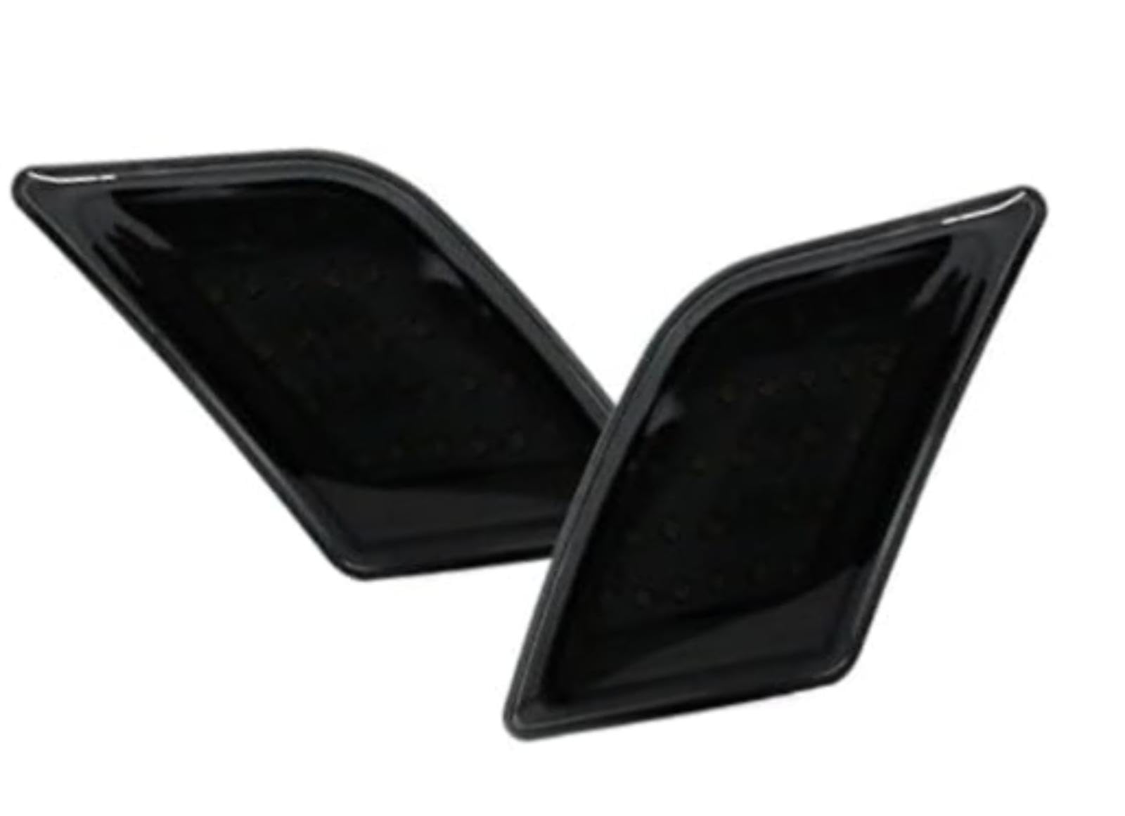 Dla Mercedes-Benz W204 C250 C300 C350 C63, dla Amg 2008-2011 włączony kierunkowskaz boczny kierunkowskaz w lusterku 2 szt. Przednie Si światła obrysowe jazda Parking Wskaźnik (Amber)