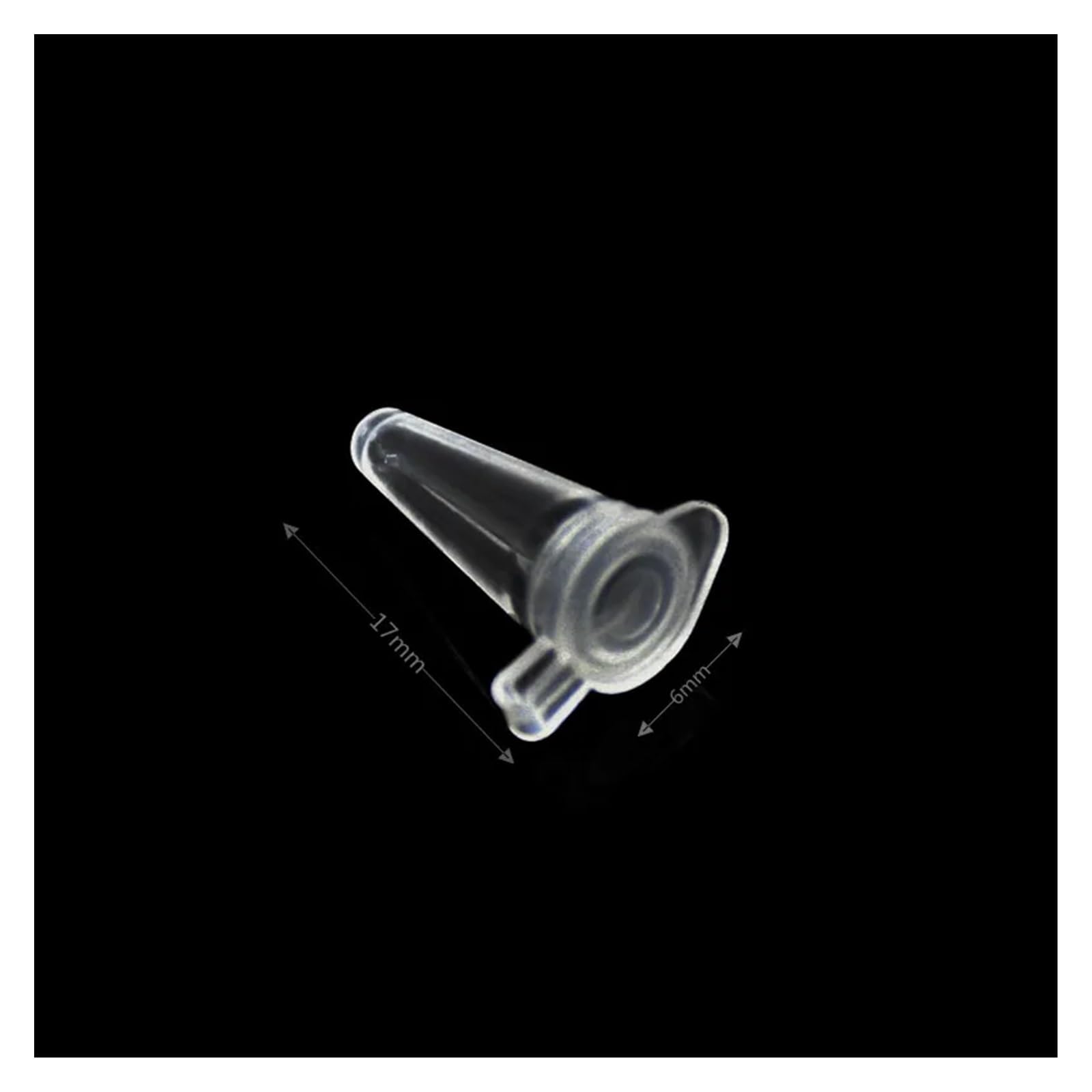 Equipo de Laboratorio Microtubos Tubo PCR 0,1 ml Tubo centrífugo de Laboratorio Tubo centrífugo de plástico Transparente con Cubierta 100ul EP Micro Tubo 1000/PK