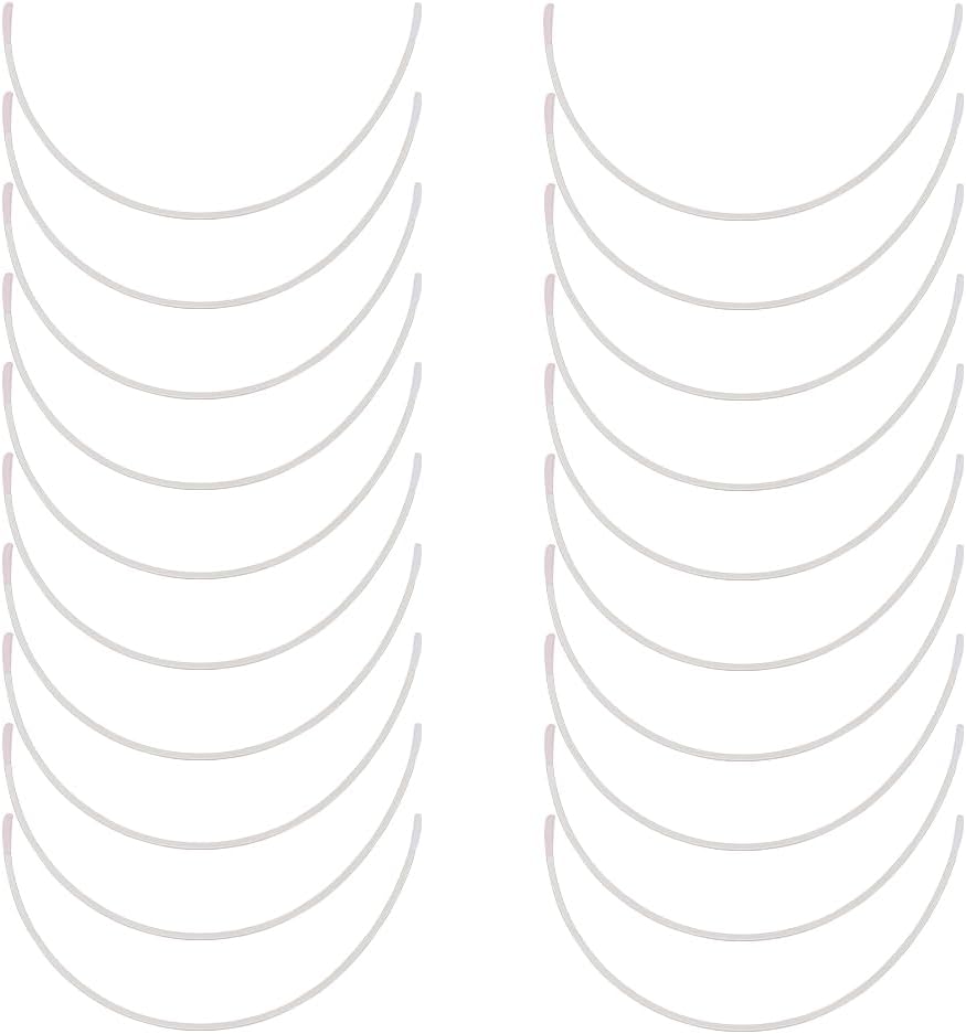 BENECREATBENECREAT 25 Pairs Stainless Steel Bra Under Wires, Bra Underwire Without Distortion Bra Accessories for Personal or Tailor Shop or Clothing DIY Making Lover