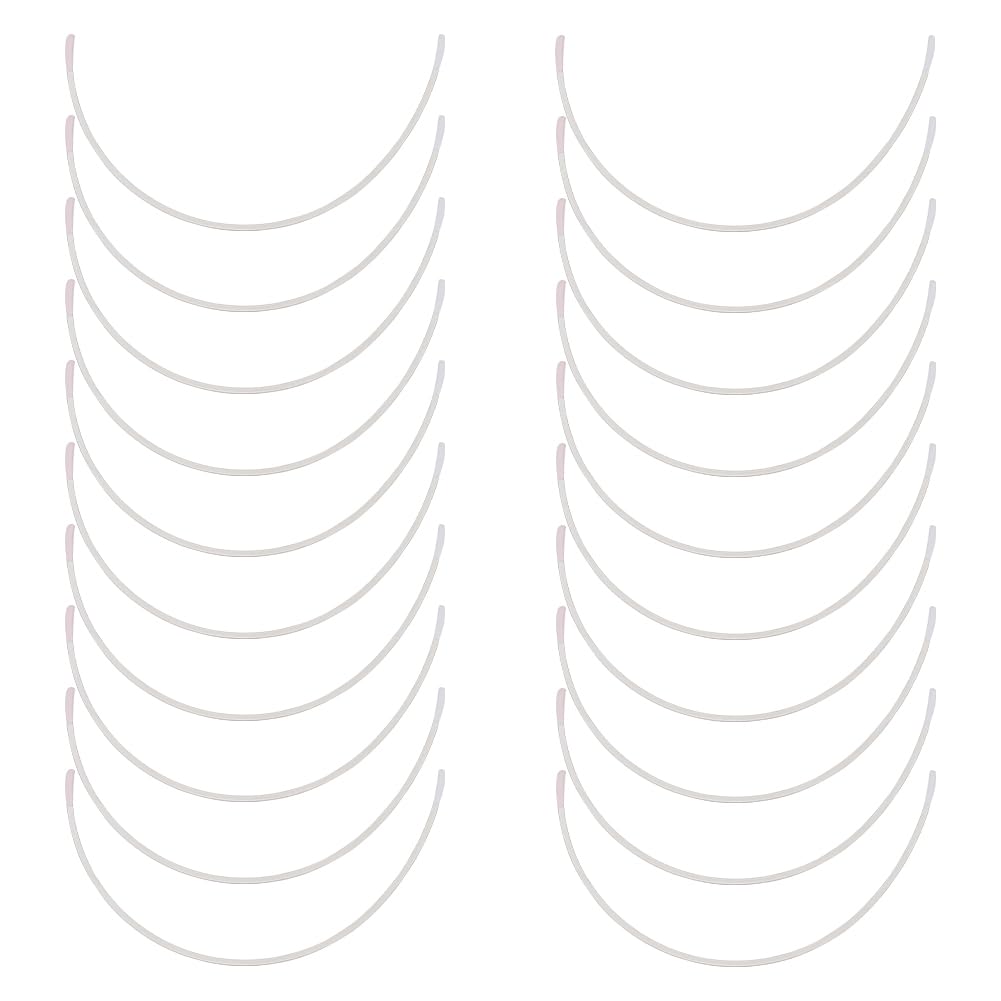BENECREATBENECREAT 25 Pairs Stainless Steel Bra Under Wires, Bra Underwire Without Distortion Bra Accessories for Personal or Tailor Shop or Clothing DIY Making Lover