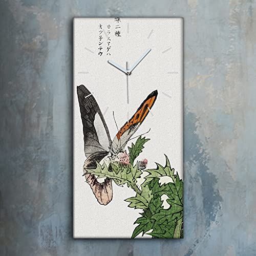 Horloge Silencieuse Sans Tic-Tac pour Chambre Horloge sur Toile Moderne 30x60cm
