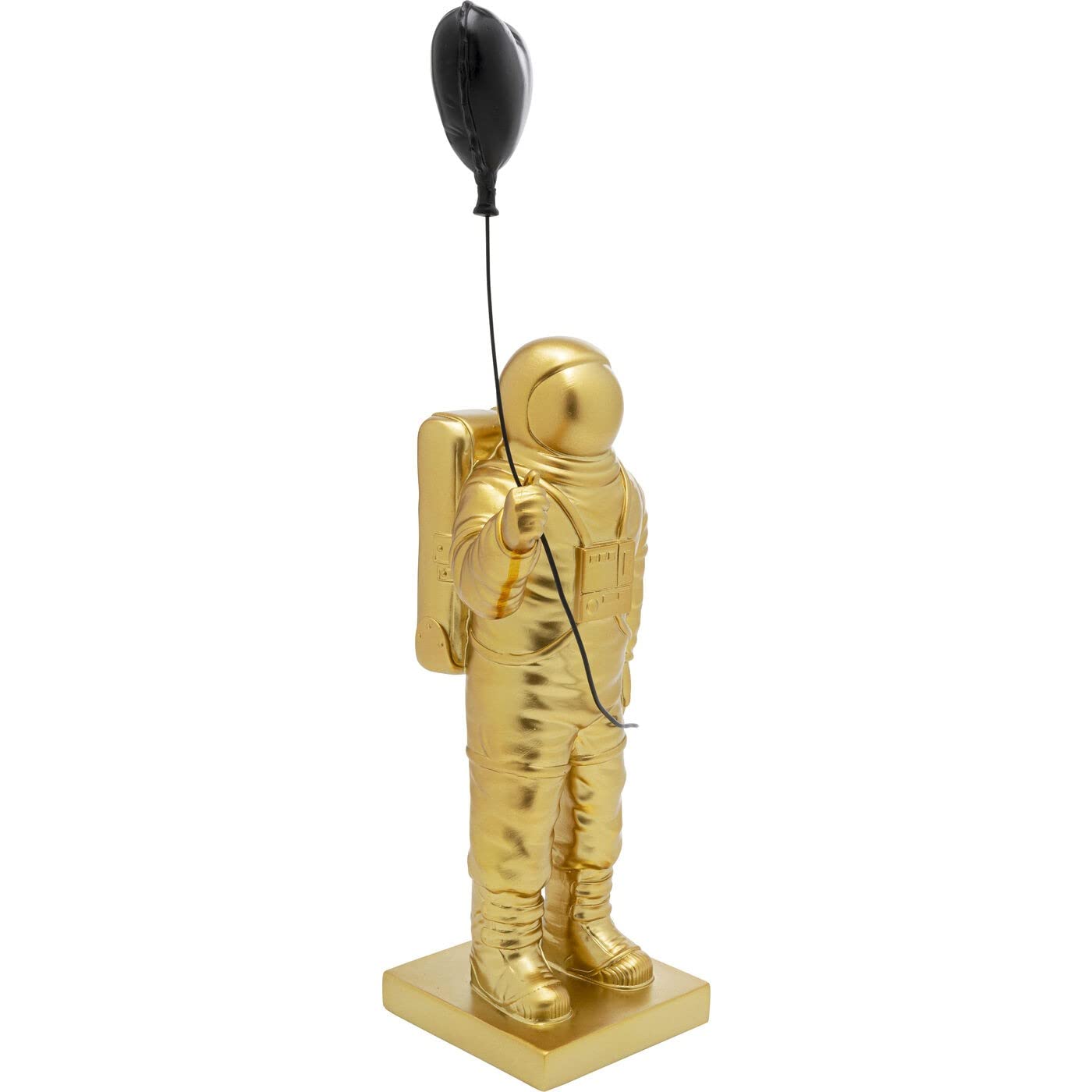 Kare Design Deko Figur Balloon Astronaut, Gold, 41x13x11 cm, Deko Objekt, Wohnaccessoire Dekoration, Astronauten Motiv, Handgearbeitet, Wohnzimmer