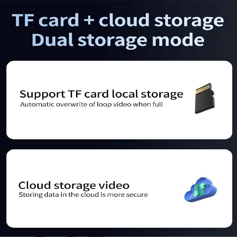 Telecamera di sicurezza per esterni con monitoraggio automatico e vista a 360°, telecamera WiFi HD impermeabile con archiviazione cloud e citofono vocale bidirezionale, per la sicurezza domestica