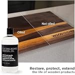 Food Grade Mineral Oil for Cutting Board - Oil & Conditioner for Butcher Block, Countertops, Wood Utensils, and Stainless Steel - Food Safe Certified NSF and FDA - Made in Canada (250ml (8.5oz))