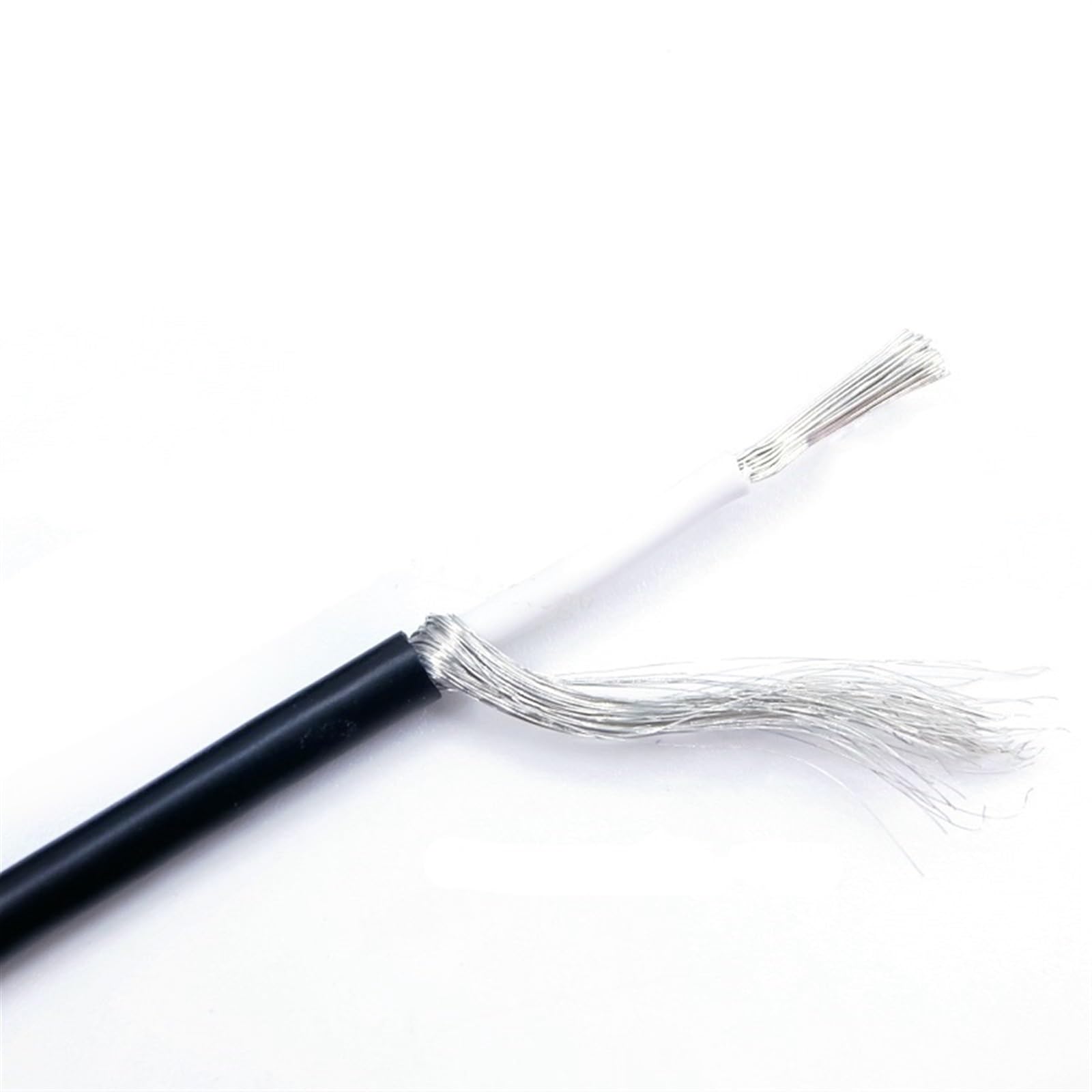 Câble Flexible Fil Blindé UL1533 2m - Cuivre 32/30/28/26/24/22/18 AWG - Noir