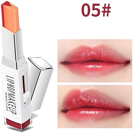 Fuhaoo Two-tone Tint Lip Bar Long Lasting Lipstick Lip Balm 2g - 8 Color Choose (#5)