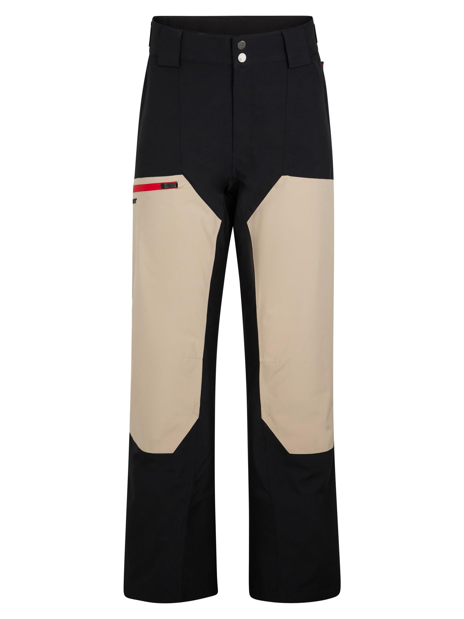 Ziener TIFFAN-Z Men's Ski Trousers/Snow Trousers Waterproof Warm Sandstone Black 46