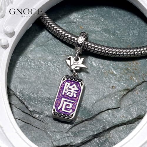 Image of GNOCE Japanese Charm Bead Silver Blend Pendant Dangle Charms fit Bracelet Jewelry Gift for Women