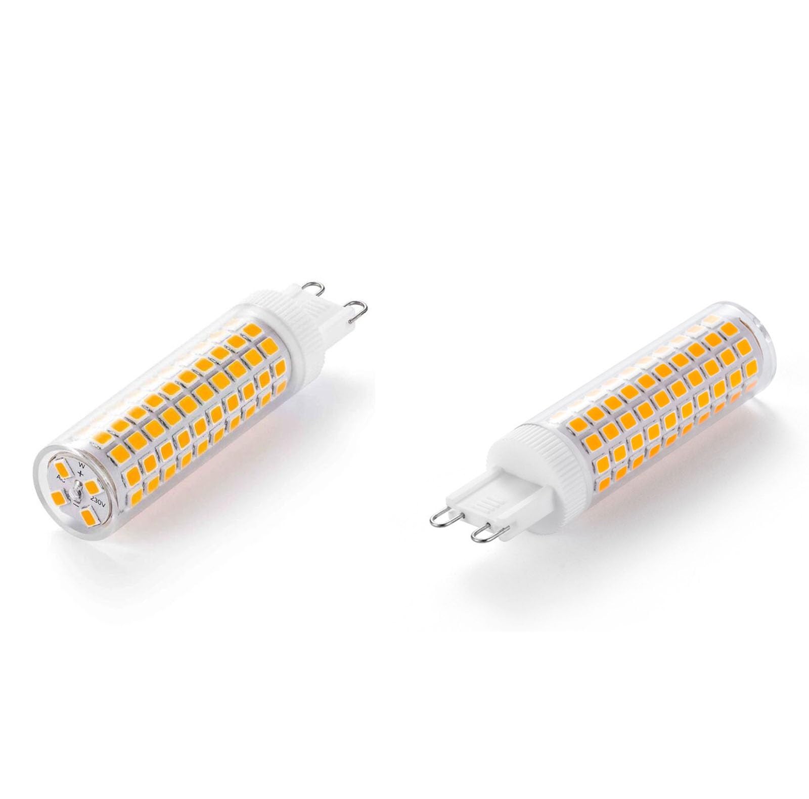 Bombillas LED G9 15W Equivalente 150W Bombilla halógena (IRC) 80+ 1500 lm No regulable Ideales para lámparas techo lámparas mesa dormitorio cocina y sala de estar(Natural White 4000K,12pack)