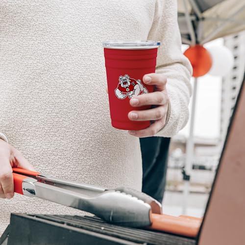 Image of Logo Brands NCAA 22 oz Stainless Steel Tailgate Cup -Double Wall Vacuum-Sealed Durable For Hot & Cold Drinks, Perfect for Gameday & Tailgating