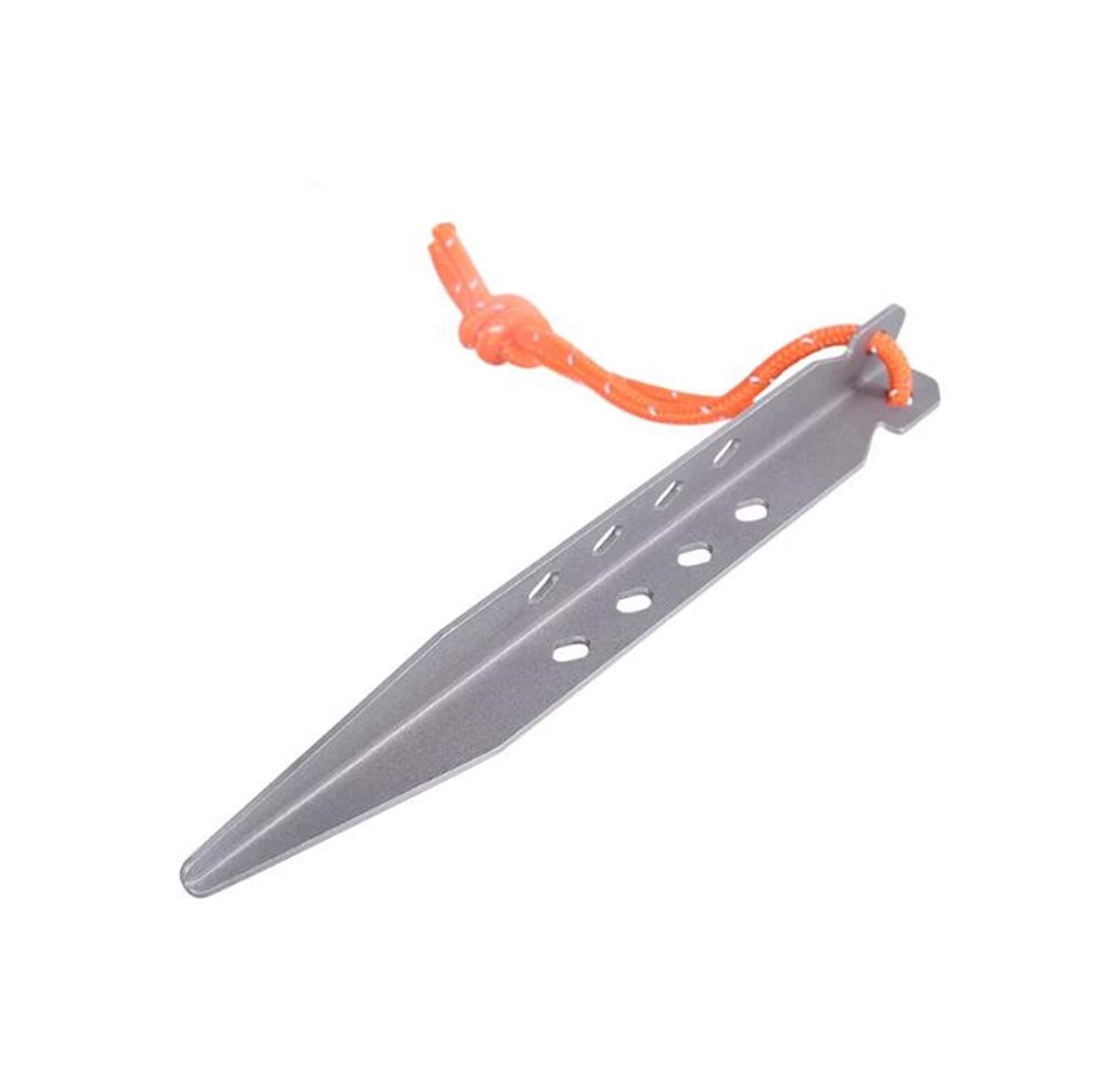 Robuste und langlebige Zeltheringe, für Outdoor, Camping, ultraleicht, Titanlegierung, Zeltheringe, Nägel, Zubehör, 6/8 Stück für Gartenarbeit, Wandern (6 Stück)