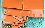 Moore Orange Rectangle Map Push Pins