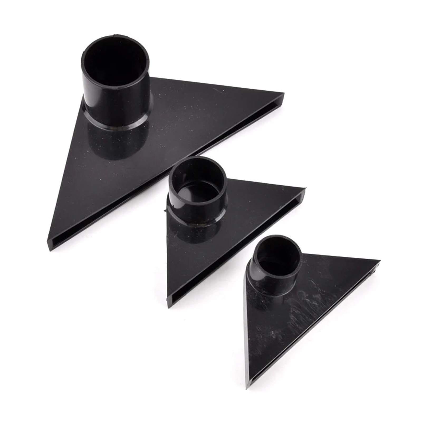 1Pc 16~50Mm Conector de Tubería de Pvc Negro Codo Recto Uniones en T/Triangular Duckbill/Black 40Mm