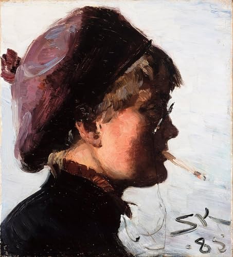 De célèbres tableaux imprimer affiche toile Krøyer décoration maison salon bureau 60x90