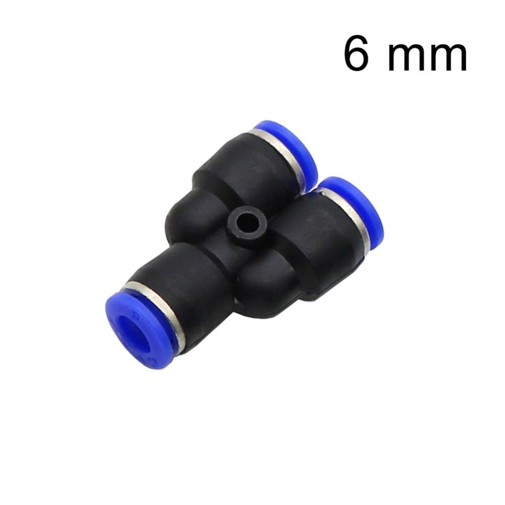 Connettore per tubo flessibile Connettore a Y con bloccaggio a slittamento da giardino, attacco rapido for ugello di raffreddamento a nebbia, 6 mm, 8 mm, 10 mm, connettore di bloccaggio, 50 pezzi