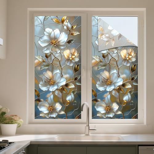 Vinilo Decorativo Blanco Magnolia 17.7 x 39.3 pulgadas miniatura 5