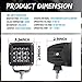 Swatow Industries LED Cube Lights 2PCS 84W Quad Row 3 Inch LED Pod Lights Off Road Spot Beam Driving Lights Fog Lights Square Work Lights for Truck Offroad SUV ATV UTV Motorcycle Boat