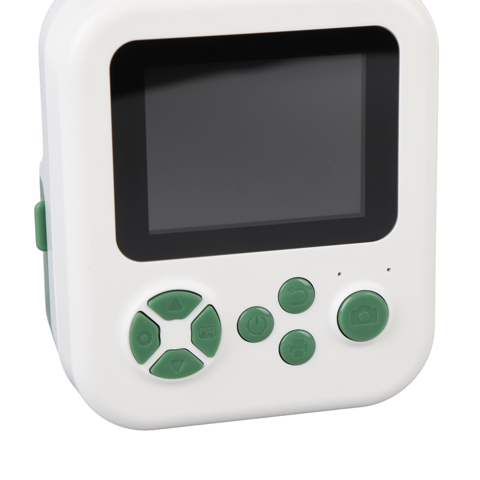 Fotocamera Istant Print 48MP Foto 1080p Video 2.4 Nella schermata IPS Portable Camera da 1200 mAh Supporto Music Games Gioca con lente rotante a 180 gradi (Verde)