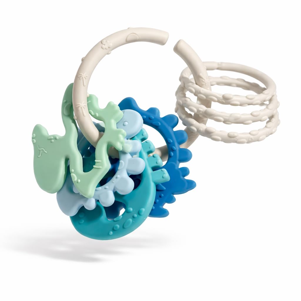 Colifree - Mordedor bebé sonajero, blandito y de fácil agarre, juguete denticion a partir de 3 meses, silicona segura libre de BPA, diseño ergonómico y con texturas — view 8