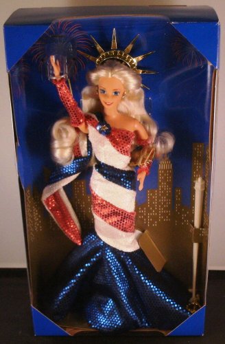Barbie F.A.O Schwarz Limited Edition American Beauties Collection Statue Of Liberty By Mattel in 1995 The box is not in mint condition