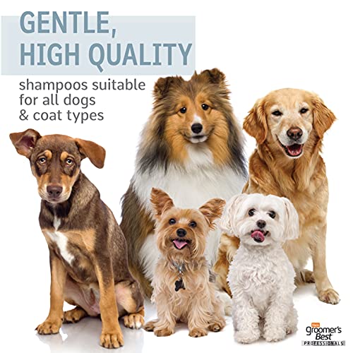 Hartz Grooming Supplies Bundle With Groomer's Best Professionals 6-In-1 Dog Shampoo And Combo Brush For Dogs, Good For All Dogs & Coat Types #TOP1