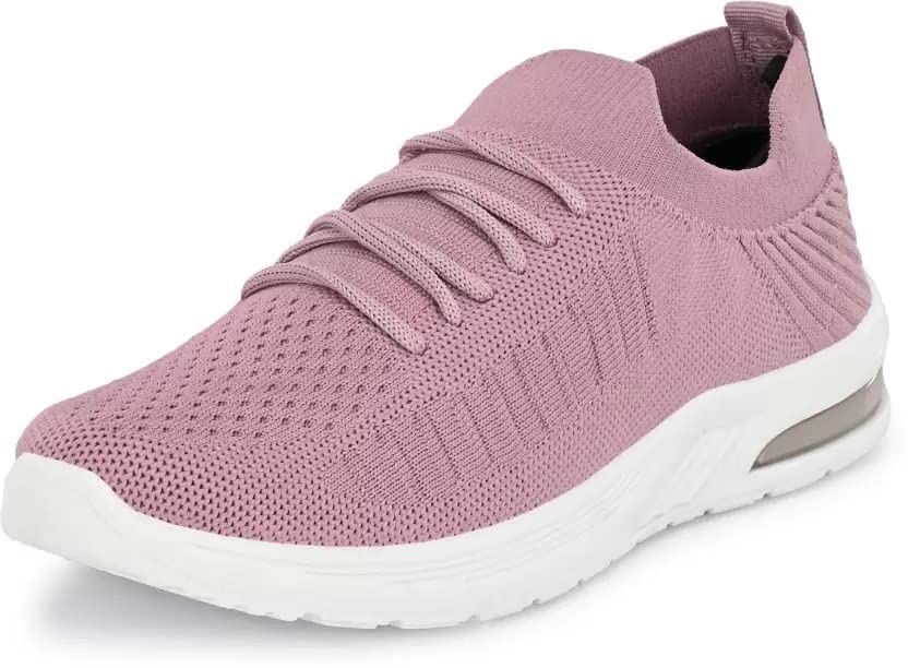 KraasaSports Running Shoes for Women | Latest Trend Walking Shoes, Sports Shoes for Women Pink UK 4