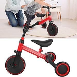 Driewieler Fiets Loopfiets Kinderen Loopfiets voor kinderen Voertuig met pedaal Loopfiets voor jongens en meisjes 1-3…