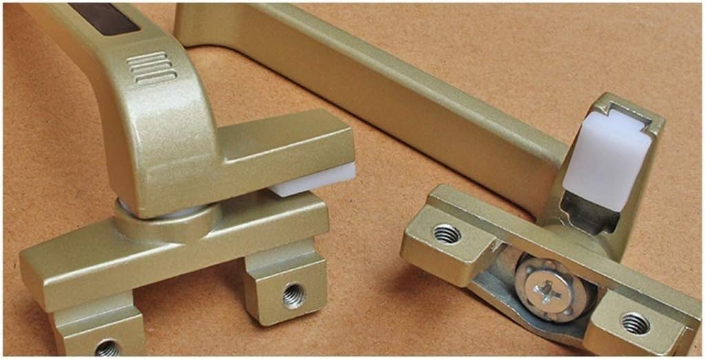 Duschentürgriff Tür- und Griffflügel aus Aluminiumlegierung und Zubehör(Left)
