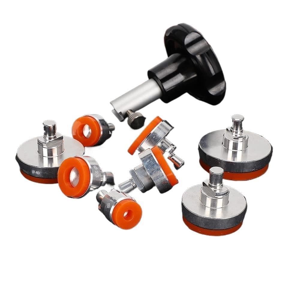 Kit de Herramientas para Abrir Cajas traseras de Relojes con 8 Troqueles, Mango Antideslizante para reparación de Relojes con Tornillos